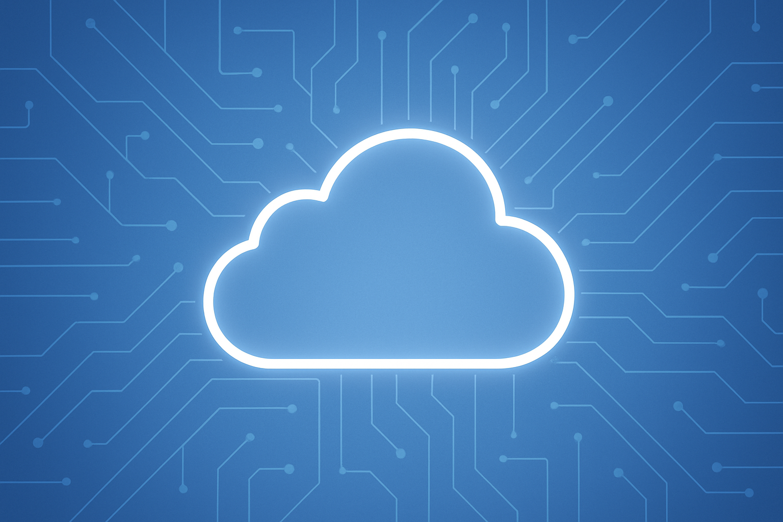 Abstract technology background representing cloud architecture